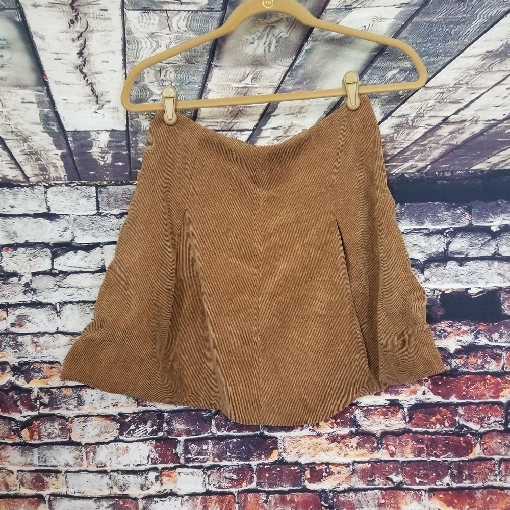 Tularosa corduroy pleated mini skirt